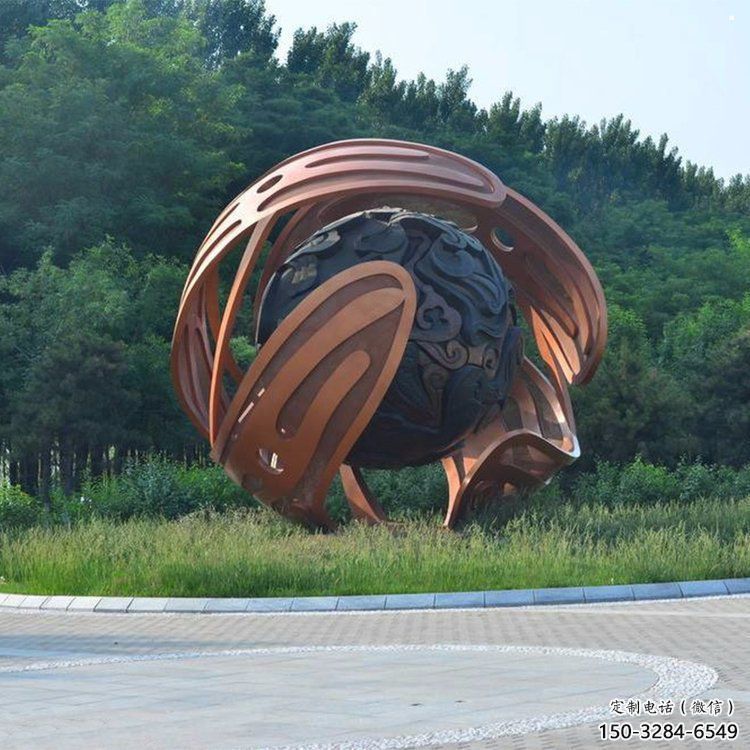 鏤空球雕塑廠家,小區擺件,烤漆異形鏤空球雕塑服務商 鏤空球雕塑廠家,小區擺件,烤漆異形鏤空球雕塑服務商