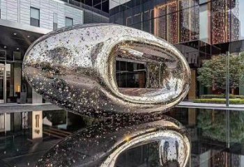 方孔球雕塑承接，戶外雕塑，不銹鋼方孔球雕塑生產(chǎn)