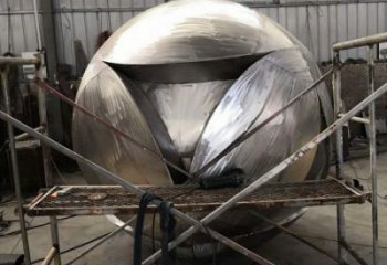 繡球雕塑點擊，地標擺件，不銹鋼繡球雕塑精選