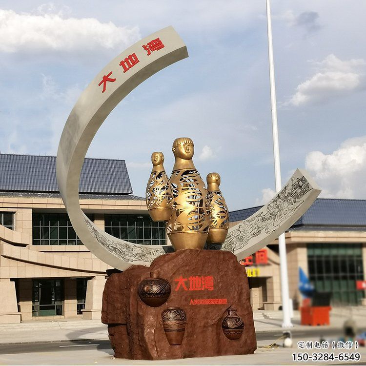 房地產酒瓶雕塑,仿古景觀雕塑,噴砂制造 房地產酒瓶雕塑,仿古景觀雕塑,噴砂制造