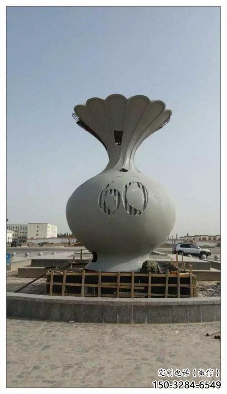 花瓶雕塑定做,城區小品,裝飾玻璃鋼花瓶雕塑定價 花瓶雕塑定做,城區小品,裝飾玻璃鋼花瓶雕塑定價