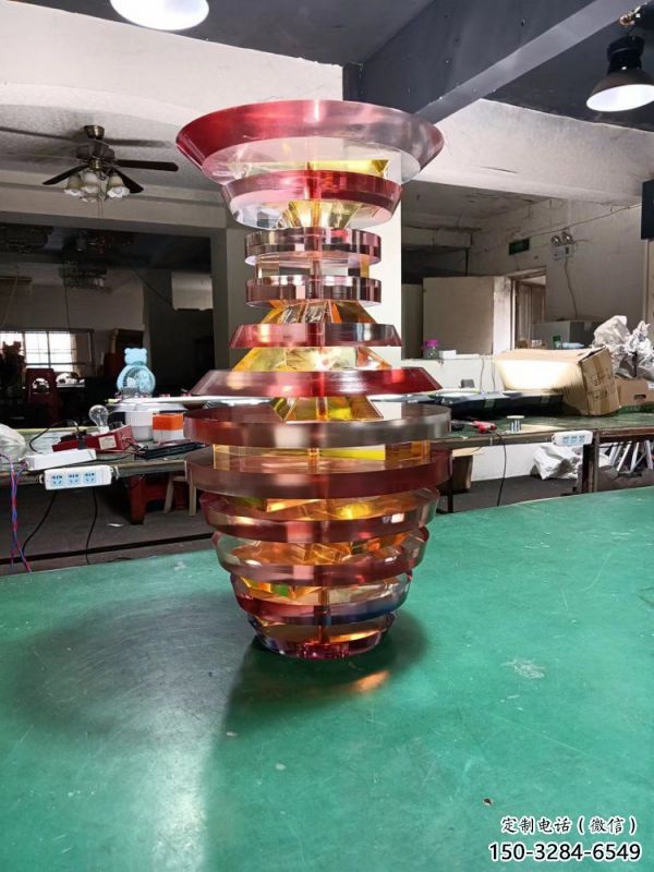 花瓶雕塑供求，白鋼構件，異形花瓶雕塑觀賞型