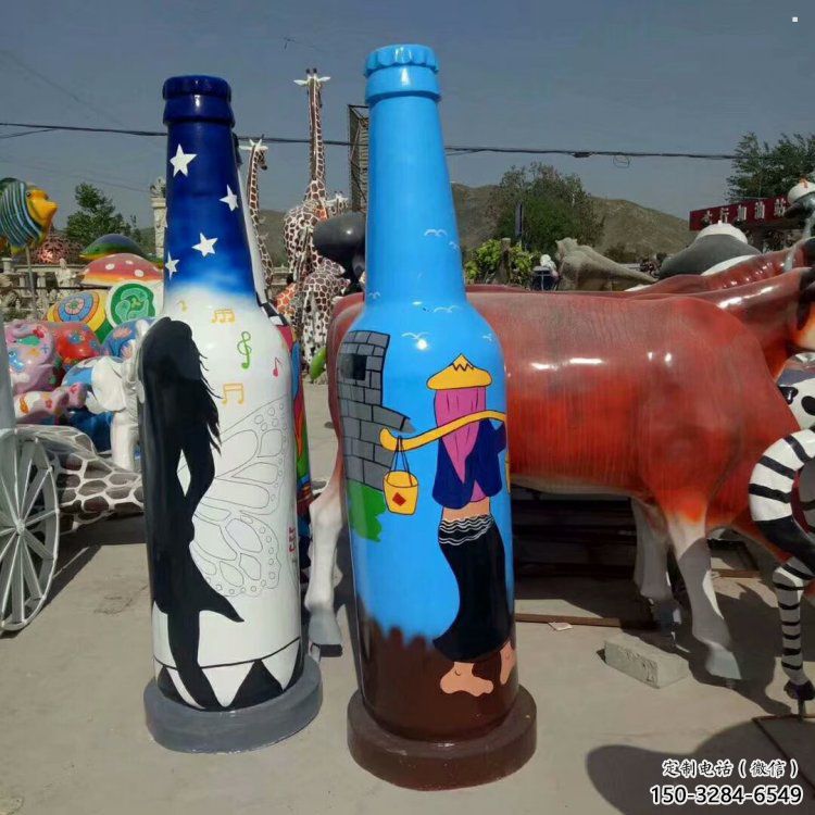 室內(nèi)酒瓶雕塑 室內(nèi)酒瓶雕塑