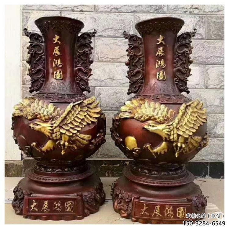 花瓶雕塑精選，歐式風格，藝術銅花瓶雕塑指用