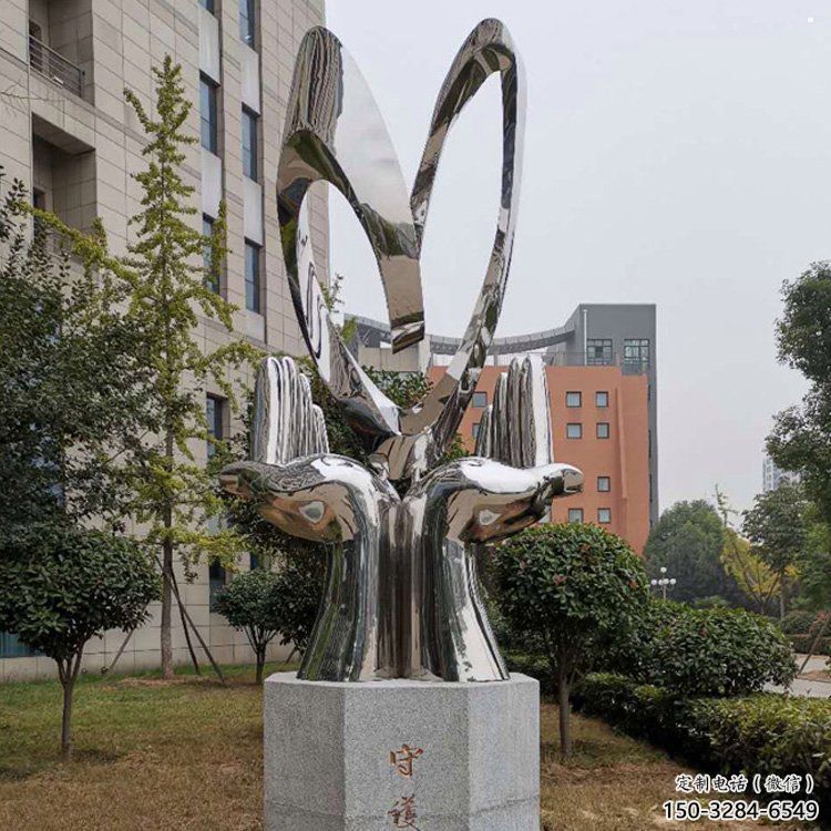 雙手雕塑指用,小區雕塑,廣場不銹鋼雙手雕塑制作 雙手雕塑指用,小區雕塑,廣場不銹鋼雙手雕塑制作