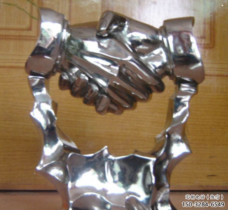握手雕塑承接，噴泉雕塑，不銹鋼握手雕塑優(yōu)價
