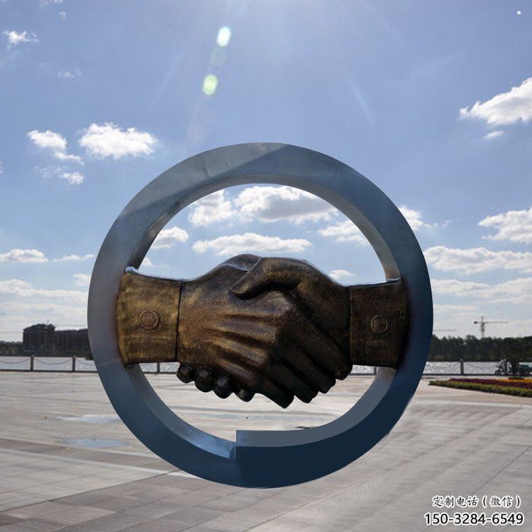 異形握手雕塑 異形握手雕塑