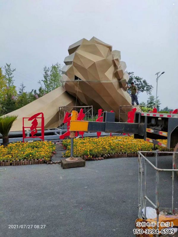 廣場握手雕塑 廣場握手雕塑