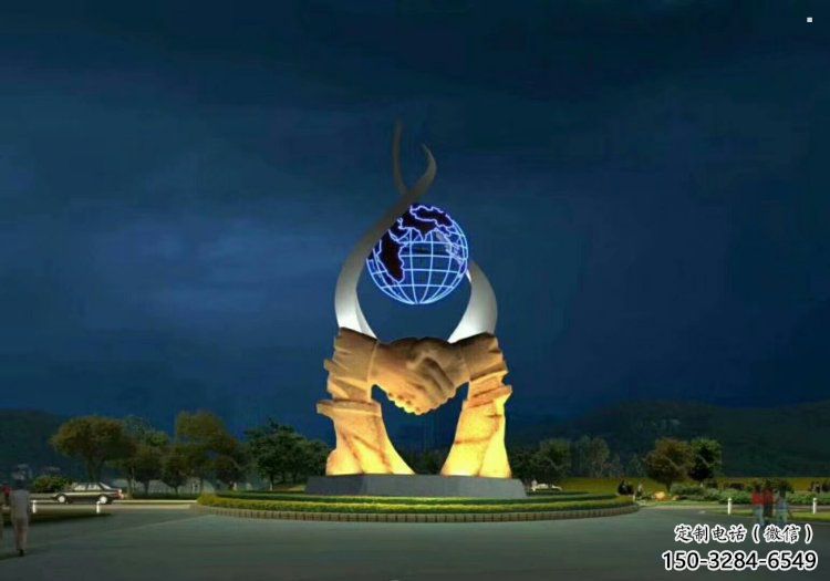 創(chuàng)意握手雕塑 創(chuàng)意握手雕塑