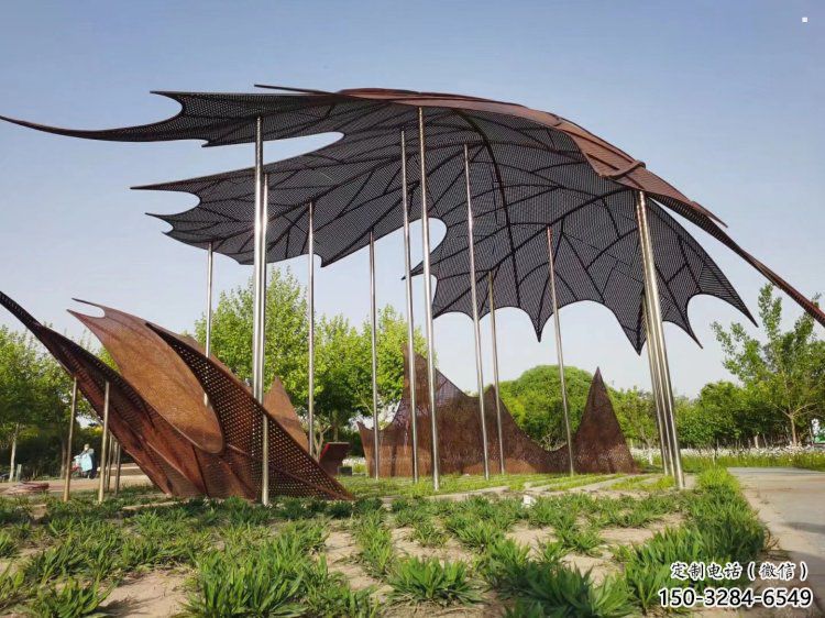 鏤空楓葉雕塑觀賞型,街景小品,鐵藝楓葉雕塑常用 鏤空楓葉雕塑觀賞型,街景小品,鐵藝楓葉雕塑常用
