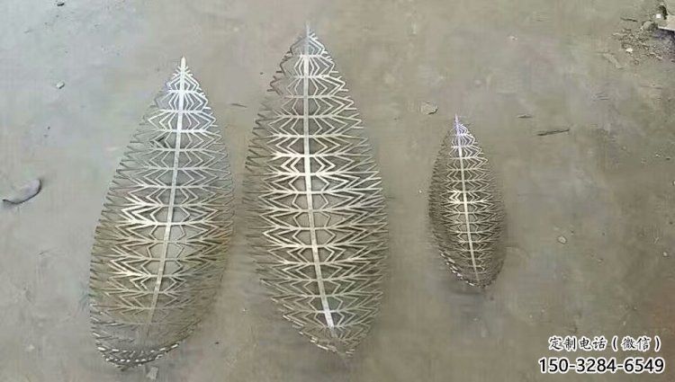 鏤空樹葉雕塑生產(chǎn)，街道標(biāo)識，鏡面鏤空樹葉雕塑供應(yīng)