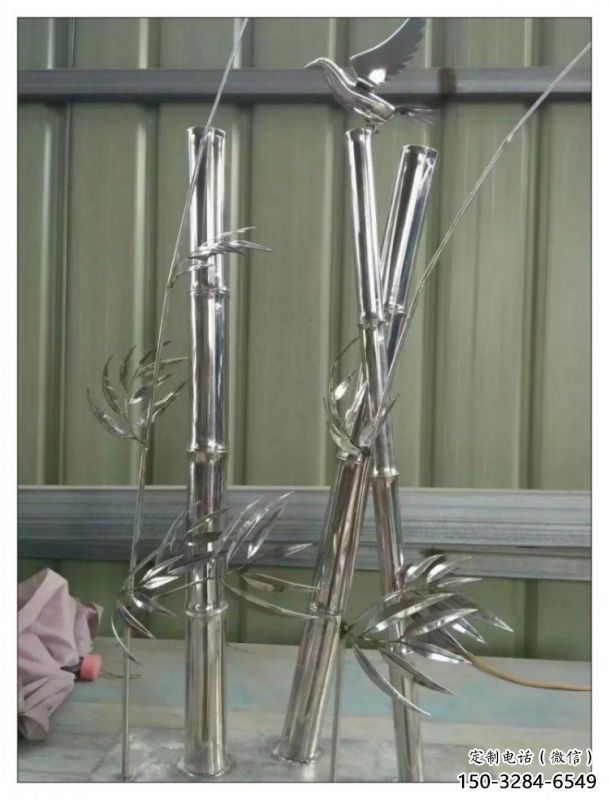 竹葉雕塑制造,中式工藝,不銹鋼鏡面竹葉雕塑制造 竹葉雕塑制造,中式工藝,不銹鋼鏡面竹葉雕塑制造