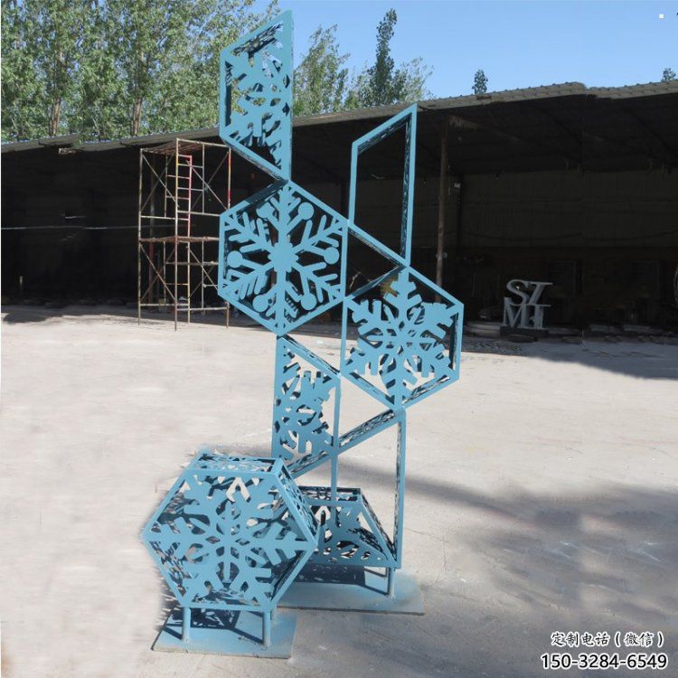 商業街雪花雕塑 商業街雪花雕塑