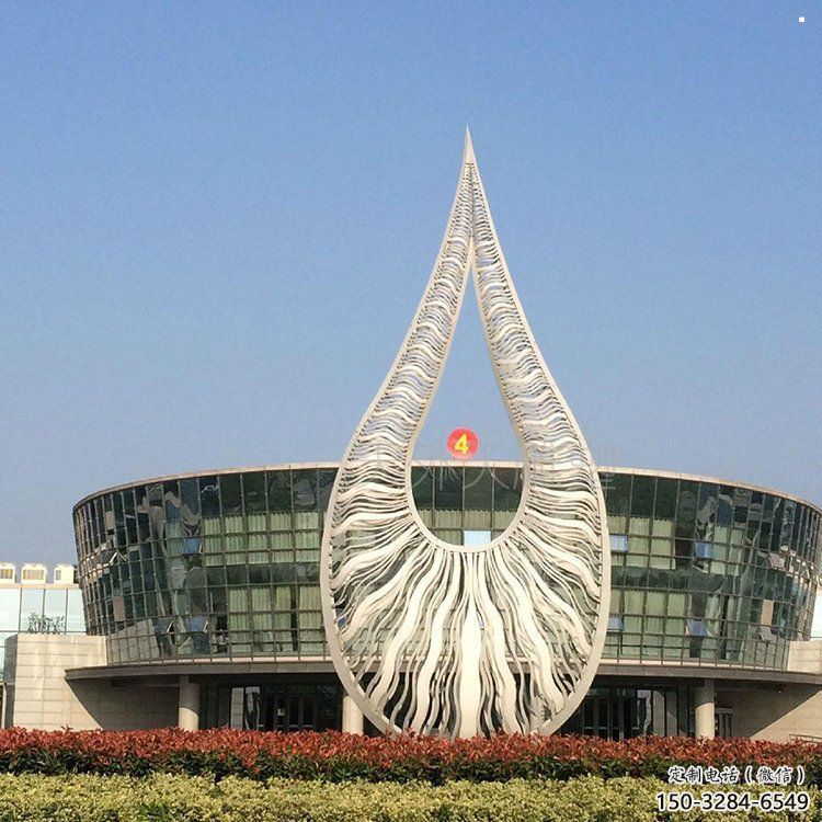 景觀水滴雕塑,鏡面景觀雕塑,抽象工藝 景觀水滴雕塑,鏡面景觀雕塑,抽象工藝