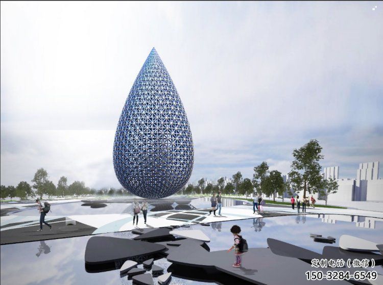 住宅小區水珠雕塑 住宅小區水珠雕塑