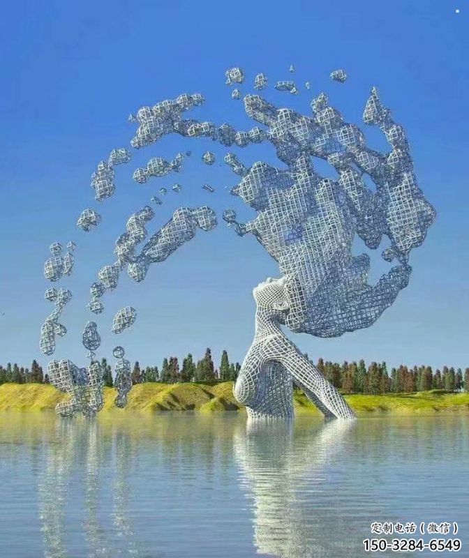 抽象鏤空人物雕塑展品,小區雕塑,鐵藝人物雕塑制作精選 抽象鏤空人物雕塑展品,小區雕塑,鐵藝人物雕塑制作精選