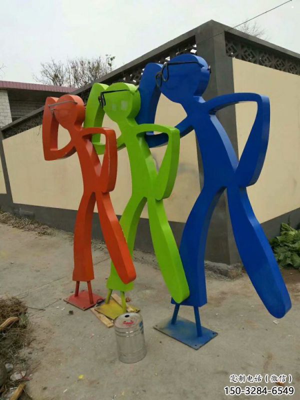大型鏤空體育雕塑公司,花園小品,鐵藝人物雕塑提供 大型鏤空體育雕塑公司,花園小品,鐵藝人物雕塑提供