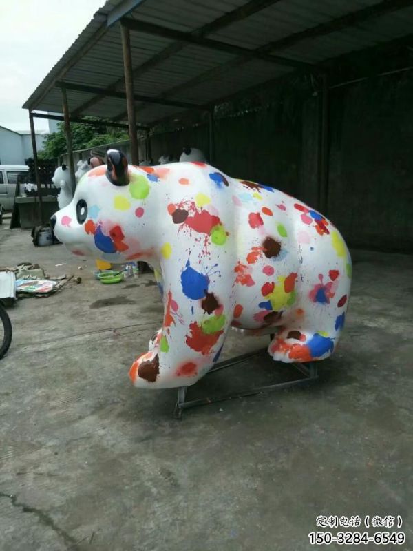 彩繪熊貓雕塑定價,街頭雕塑,烤漆彩繪熊貓雕塑定價 彩繪熊貓雕塑定價,街頭雕塑,烤漆彩繪熊貓雕塑定價