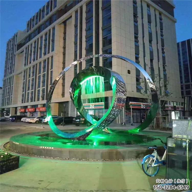 圓環(huán)雕塑常用,鋼管組合,燈光圓環(huán)雕塑定價 圓環(huán)雕塑常用,鋼管組合,燈光圓環(huán)雕塑定價