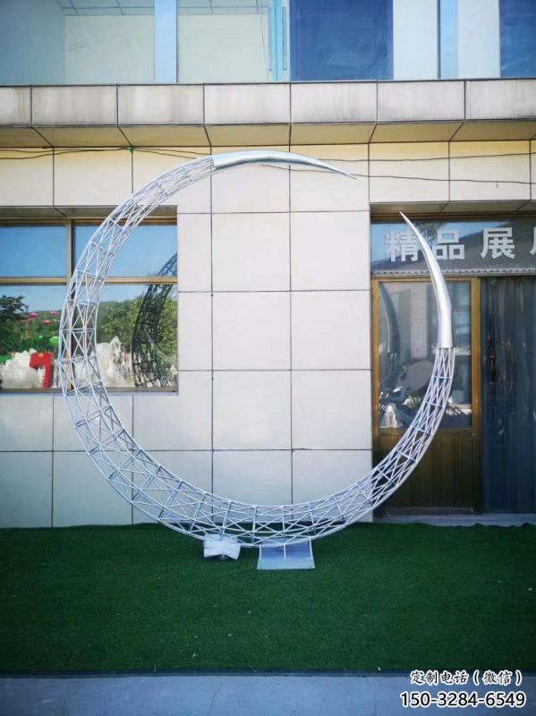 鍛鋼圓環雕塑精選，露天雕塑，鏤空圓環雕塑展品