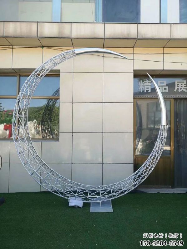 圓環(huán)雕塑精選，多彩藝術(shù)，鏤空?qǐng)A環(huán)雕塑生產(chǎn)優(yōu)價(jià)