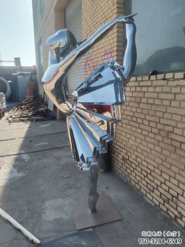 舞者雕塑供應，藝術雕塑，圓環舞者雕塑素材制造