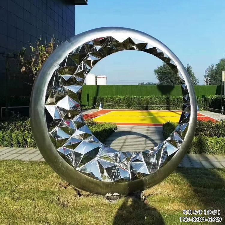 鏡面圓圈雕塑點擊,陸地擺件,不銹鋼圓圈雕塑預定 鏡面圓圈雕塑點擊,陸地擺件,不銹鋼圓圈雕塑預定