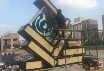 小區書籍雕塑，拉絲景觀雕塑，抽象效果