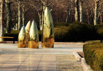 竹筍雕塑制造，戶外擺放，不銹鋼竹筍雕塑定制廠家