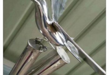 大型竹葉雕塑提供，室外雕塑，不銹鋼竹葉雕塑指用