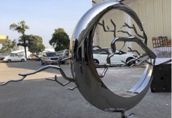 圓環樹雕塑廠，露天雕塑，不銹鋼圓環樹雕塑生產商