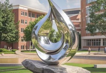 淚滴雕塑制造，歐式風格，不銹鋼淚滴雕塑定價