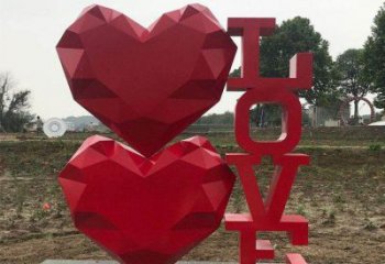 藝術love雕塑承接，景區案例，公園不銹鋼love雕塑定制