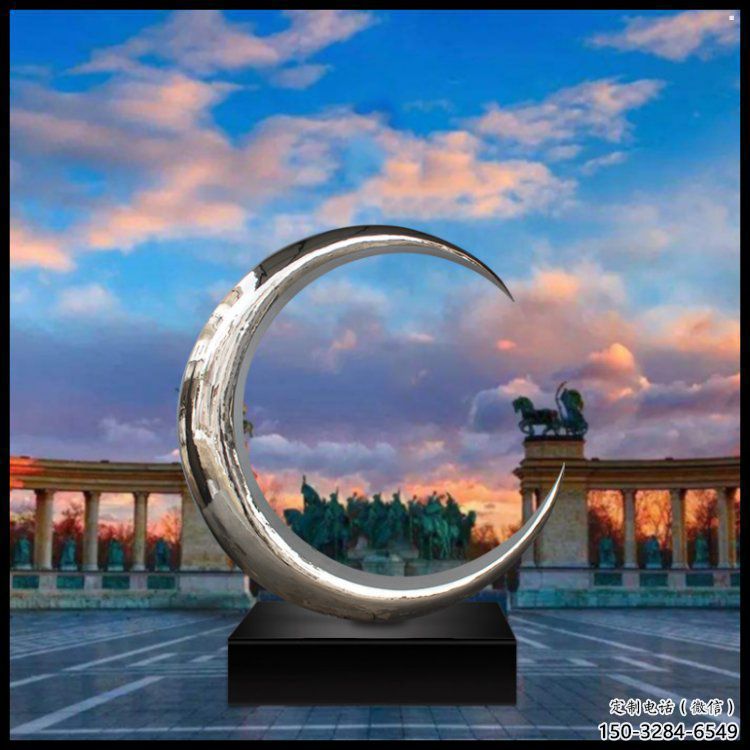 月牙雕塑精選,露天雕塑,景觀鏤空月牙雕塑訂做 月牙雕塑精選,露天雕塑,景觀鏤空月牙雕塑訂做