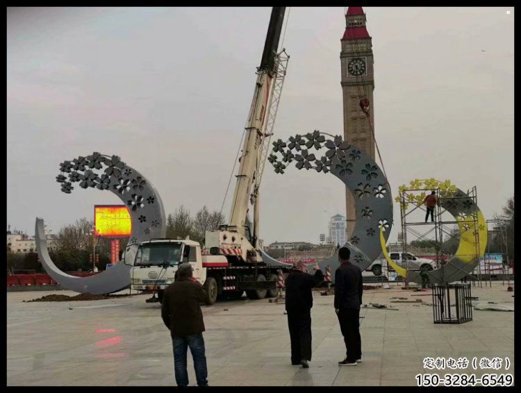 景觀月牙雕塑 景觀月牙雕塑