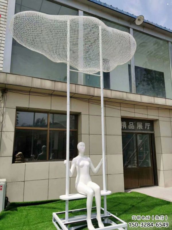 中式云梯雕塑 中式云梯雕塑