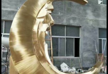 月神雕塑選用，美陳雕塑，不銹鋼月神雕塑標準廠家