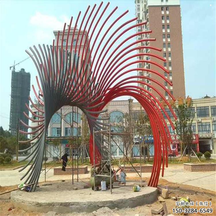 鑄造鳳尾雕塑 鑄造鳳尾雕塑