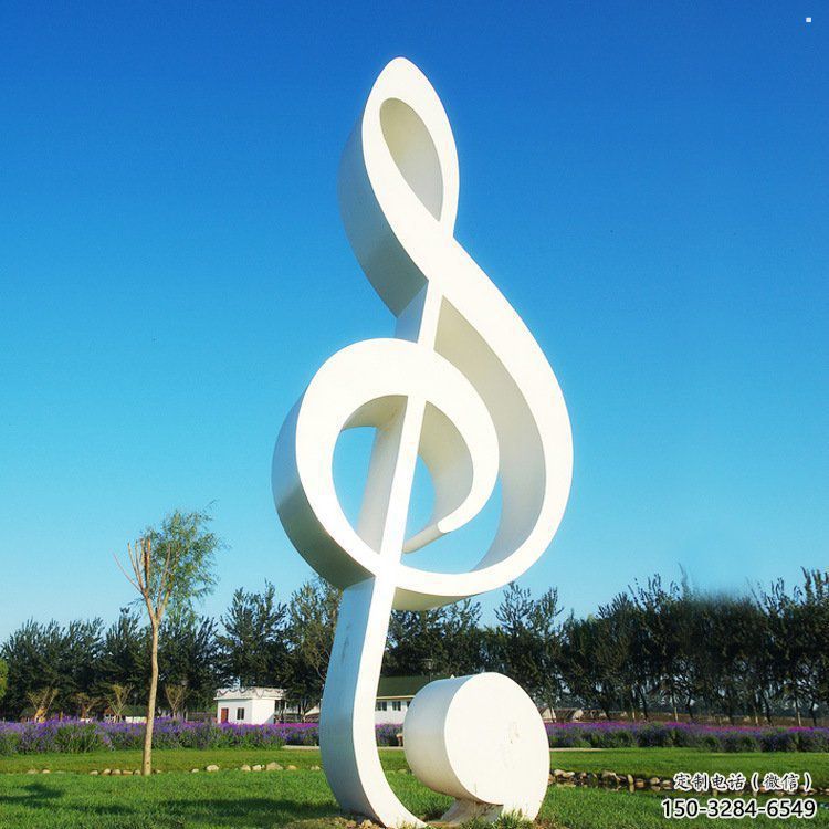 音樂(lè)符號(hào)雕塑定價(jià)，景觀雕塑，園林音樂(lè)雕塑擺件批發(fā)