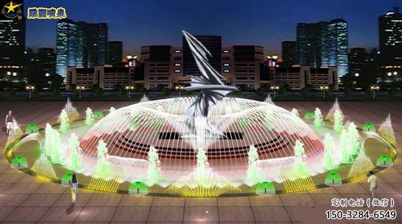 玉林水景搖擺噴泉雕塑，循環(huán)噴水模式噴泉雕塑加工
