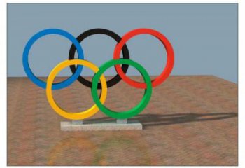 安慶五環不銹鋼雕塑，現代景觀擺件，烤漆工藝制作