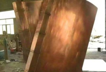 來賓鑄銅書籍供應，街景小品，銅書籍雕塑廠家優價