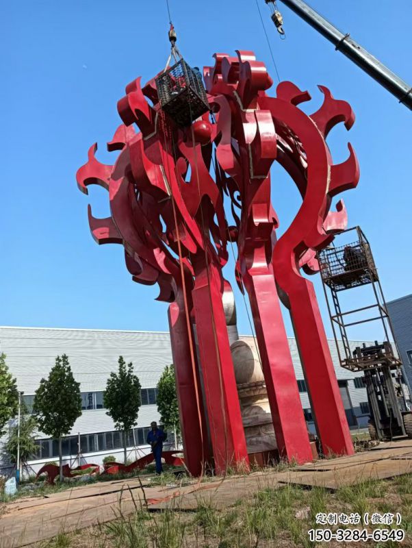 清鎮火球雕塑,精神堡壘火球雕塑落地展示 清鎮火球雕塑,精神堡壘火球雕塑落地展示