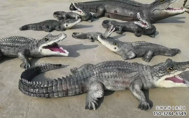 銅仁園林鱷魚雕塑 銅仁園林鱷魚雕塑