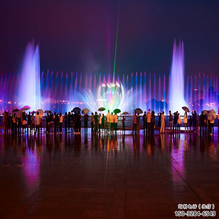 瓊山水景程控噴泉雕塑,高噴循環噴水方式設計 瓊山水景程控噴泉雕塑,高噴循環噴水方式設計