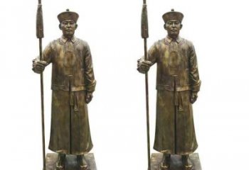 六盤水庭院武士雕塑