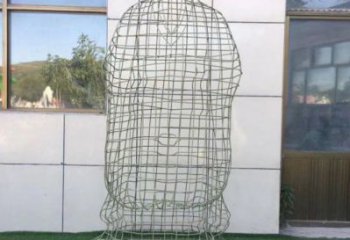 小河鏤空孔子雕塑訂做，景區(qū)雕塑，鐵藝古代人物雕塑定價