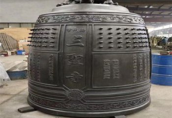 六盤水三圣寺銅鐘雕塑-鑄銅鐘雕塑-平直形結構