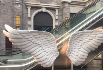 龍華景觀鳥翅雕塑制造，歐式風格，不銹鋼鳥翅雕塑定價