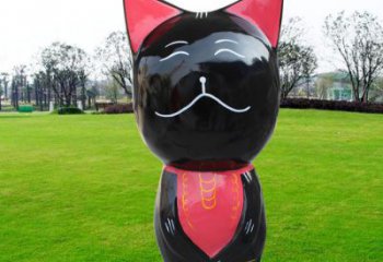 邯鄲廣場(chǎng)小貓雕塑，動(dòng)物擺件，仿古工藝
